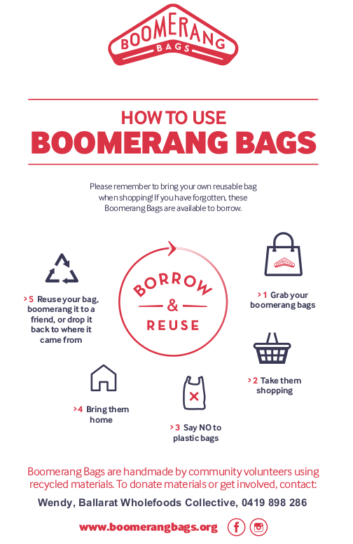 Boomerang Bags - How To Use