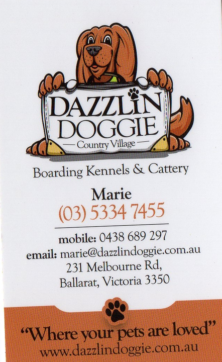 Dazzlin' Doggie Business Card
