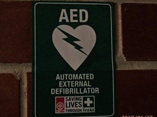 Defibrillator at Brown Hill Hall_2