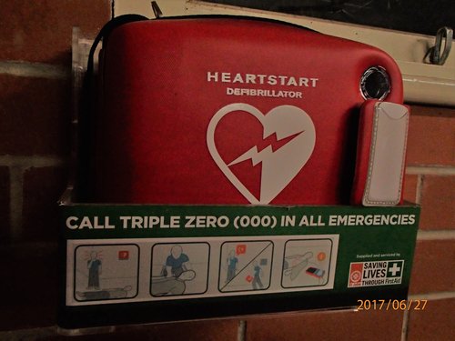 Defibrillator at Brown Hill Hall_1